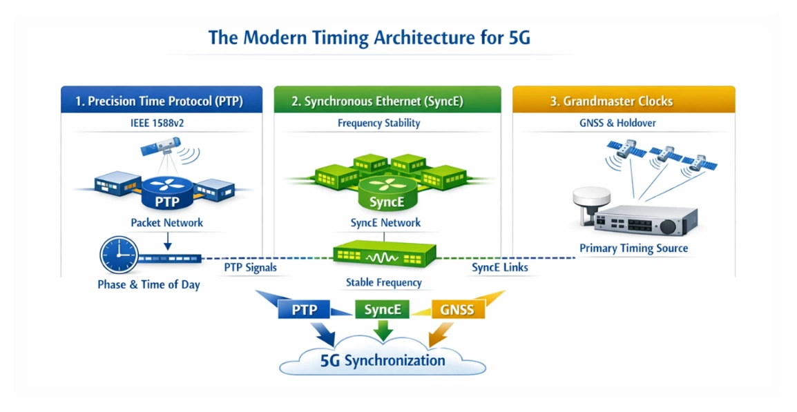 SSU replacement in packet networks for 5G synchronization