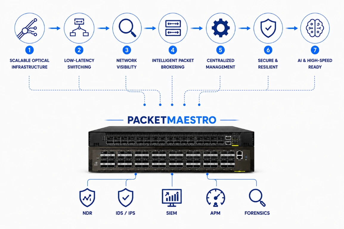High-performance data center network architecture