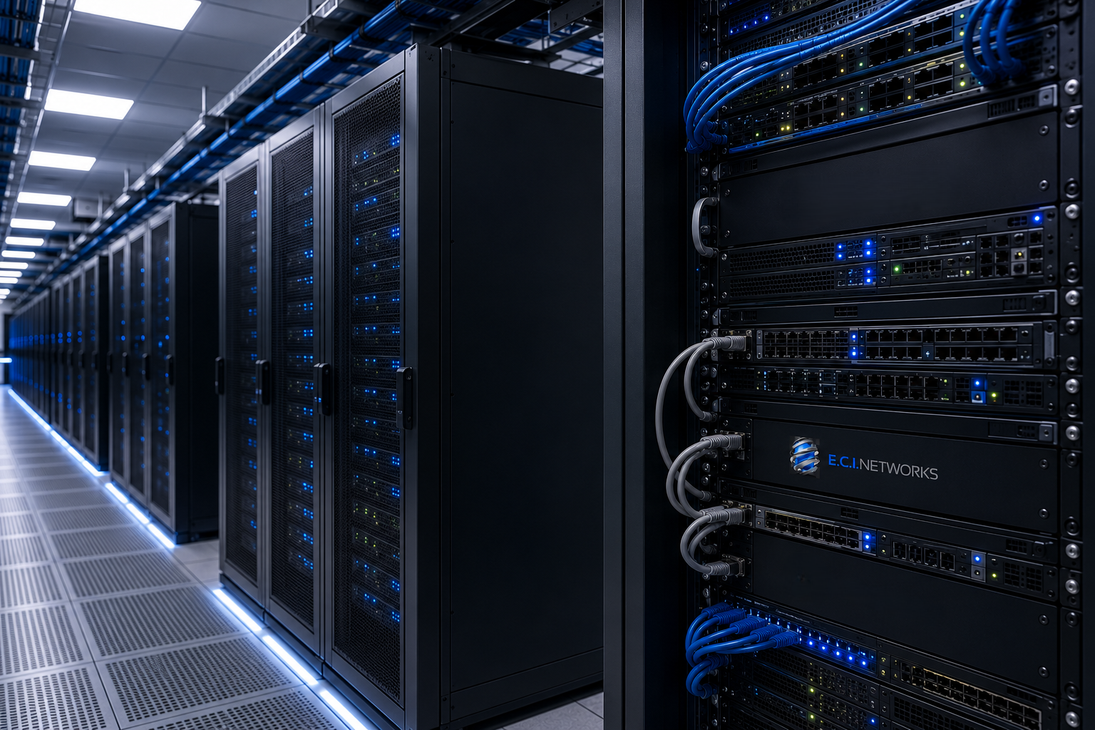 Full-stack network visibility in a high-performance data center