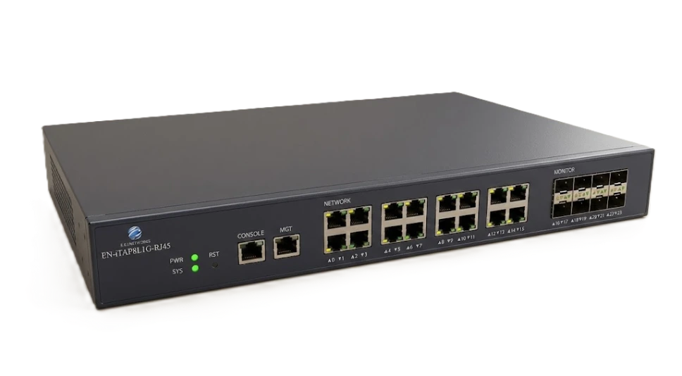 [EN-iTAP8L1G-RJ45] TAPstack Copper TAP EIGHT Links Aggregation/bypass/ TAP 