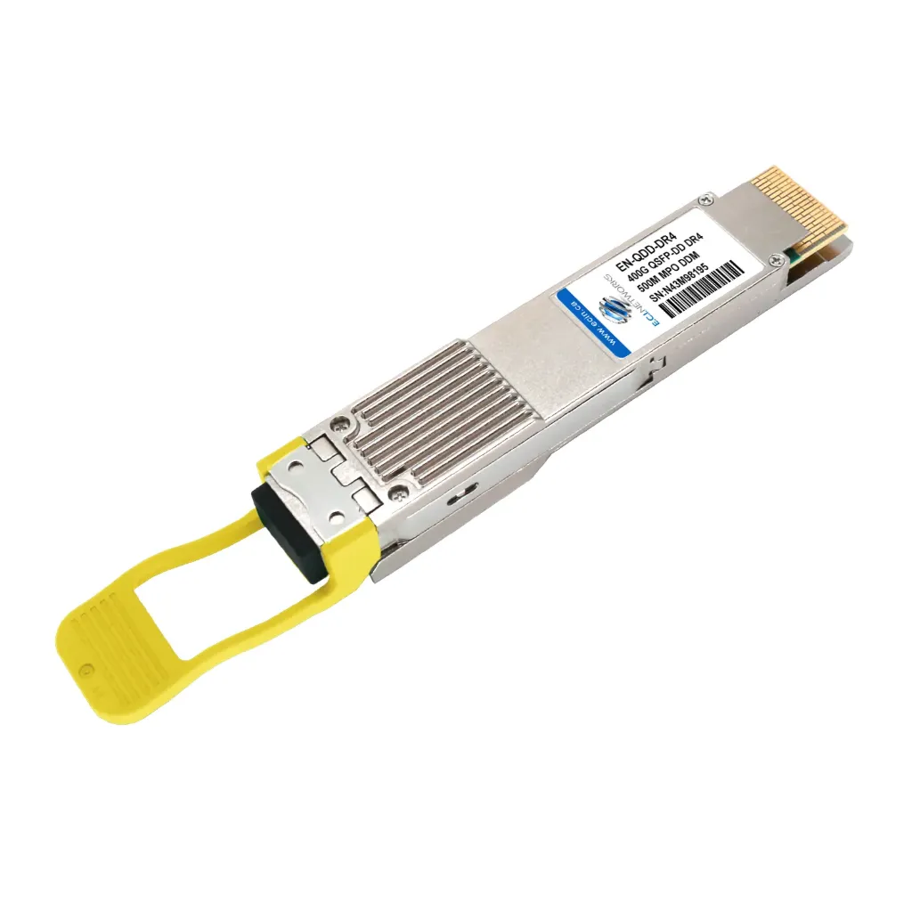 [EN-QDD-DR4] 400G DR4 QSFP-DD 1310nm 500m DOM MPO-12/APC SMF Transceiver, MSA compatible