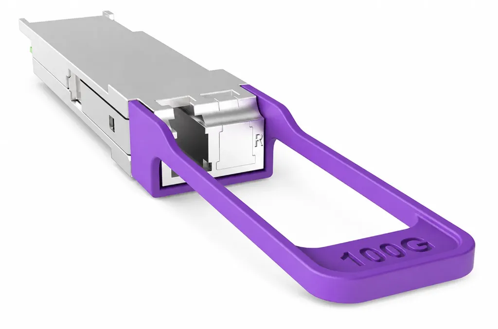 [EN-QSFP28-BXU20] 100G BIDI (PAM4) QSFP28 Single Lambda xcvr, 20km, 1291nm-TX/1311nm-RX