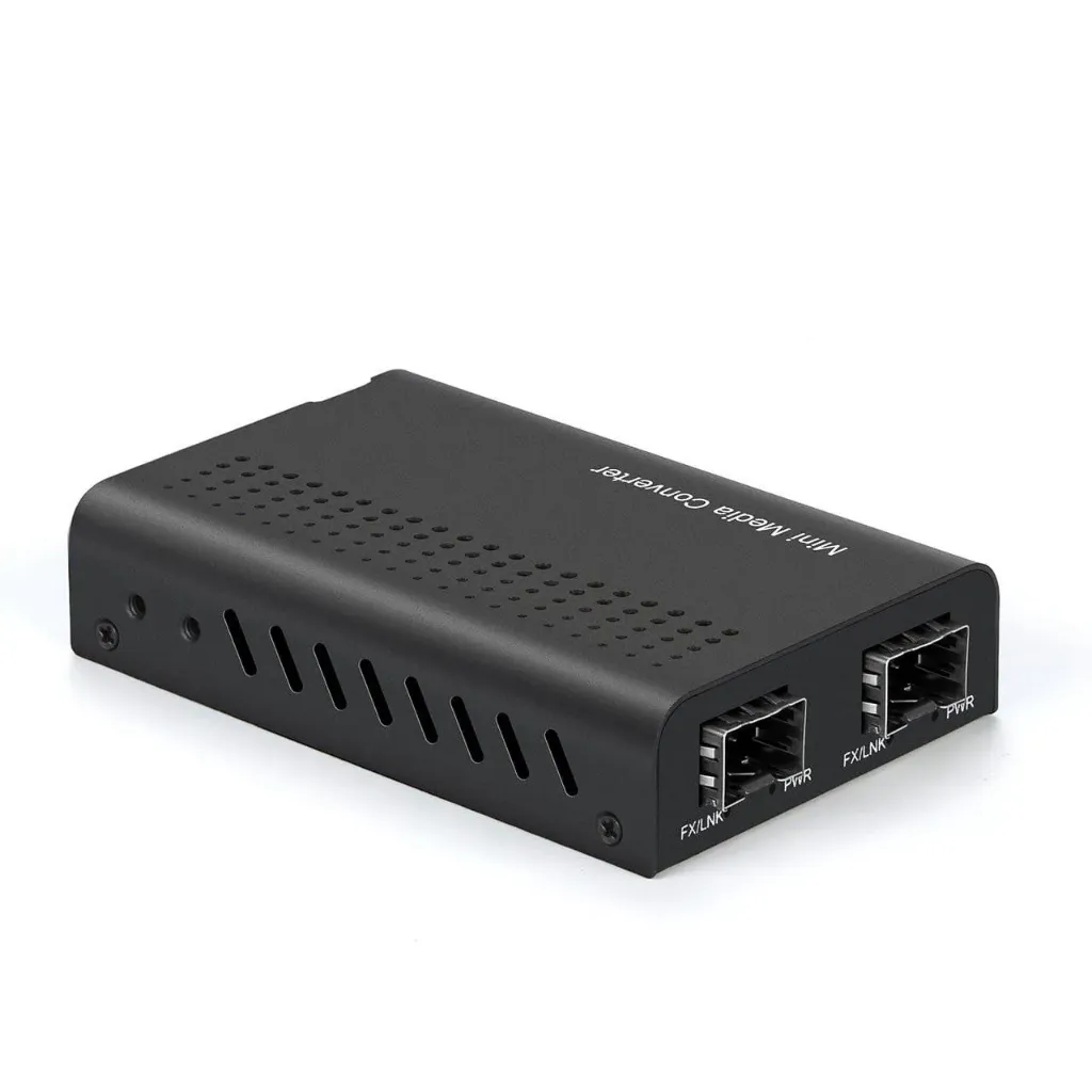[EN-MC-SFPPSFPP] Unmanaged Mini 10G Media Converter Fibre to Fiber